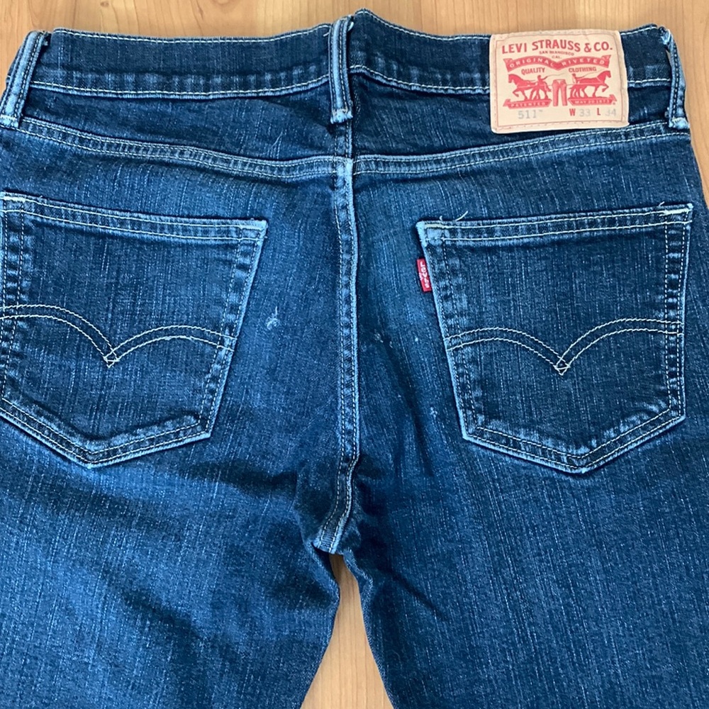 Mens Levi 511 33 x 34